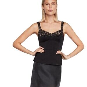 BCBGMAXAZRIA corset‎ lace top Size XSMALL